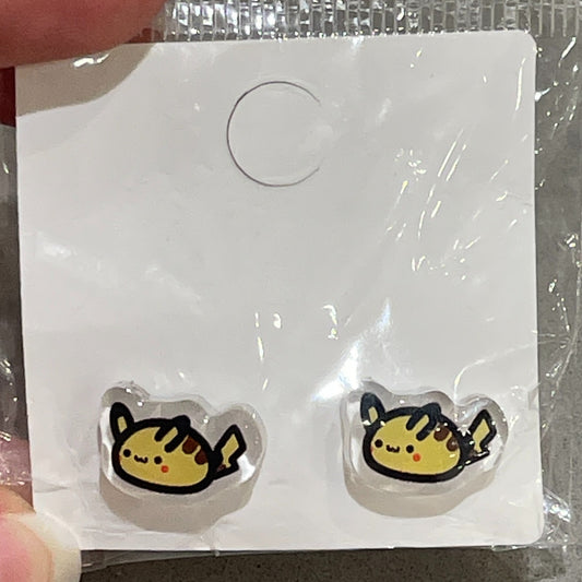 Pikachu Earrings by Tomato Tomago