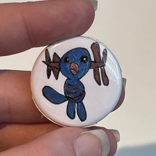 Wooper Button by Lemoncake