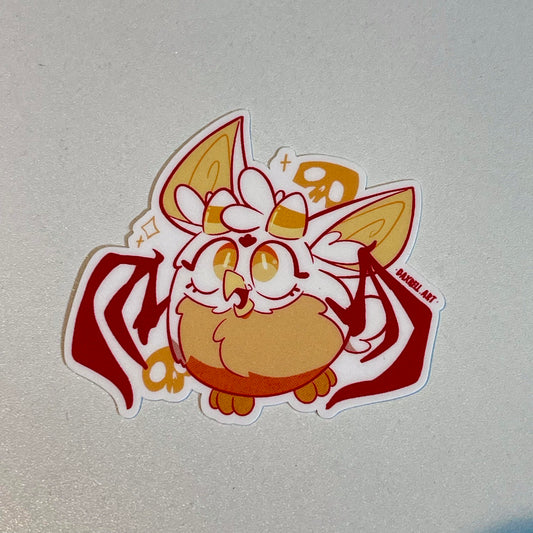 Candy Corn Furby Sticker