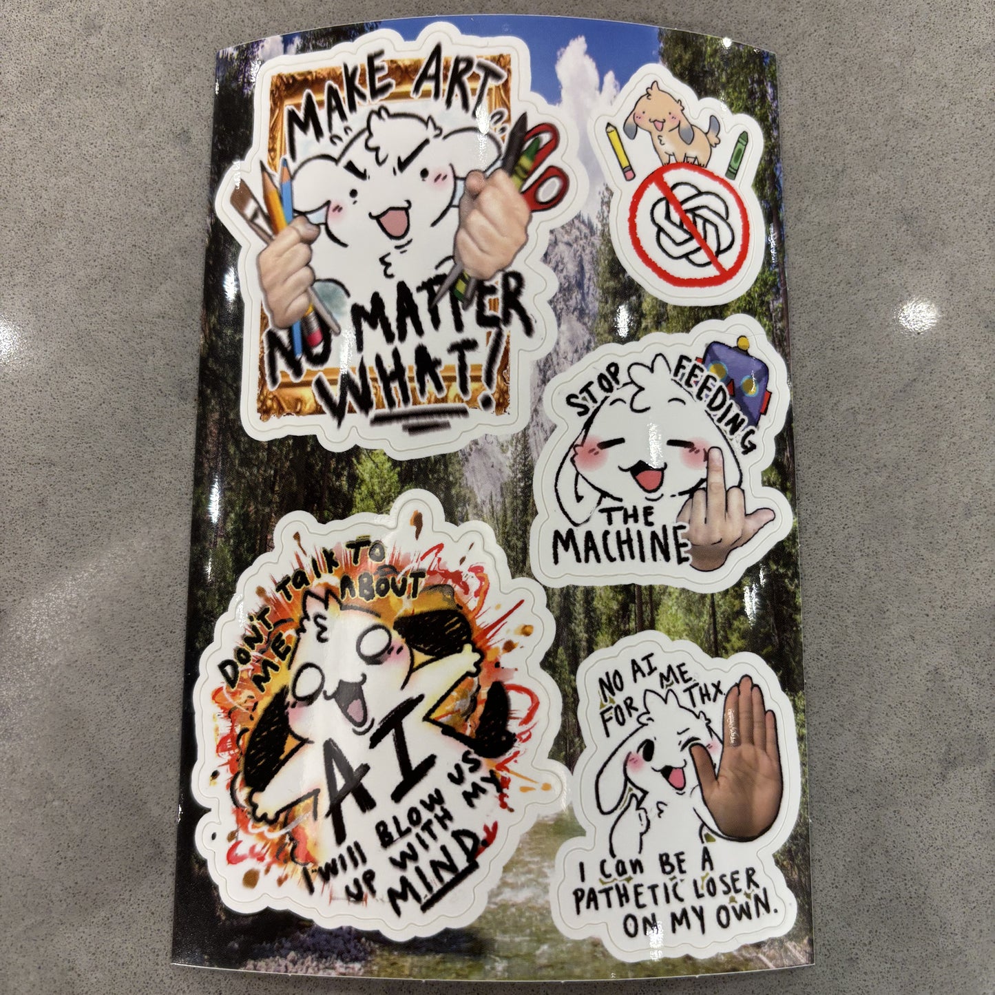 Make Art Sticker Sheet