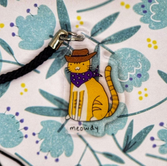 Meowdy Cat Charm