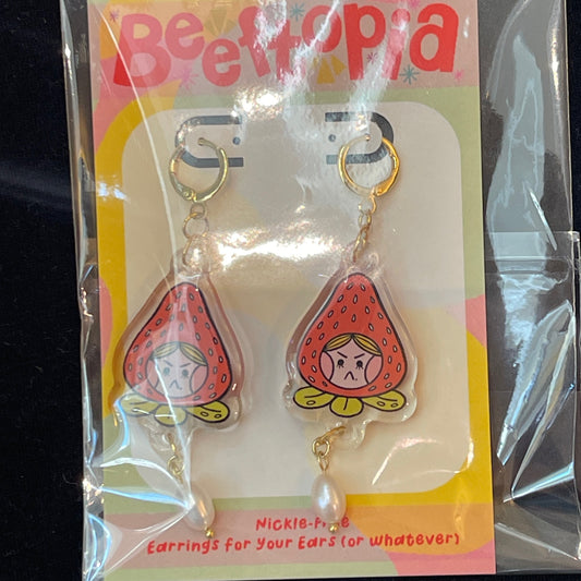 Sour Strawb Earrings
