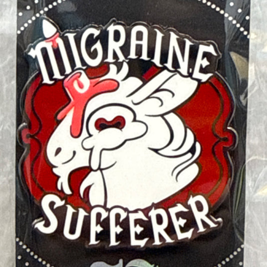 Migraine Sufferer Enamel Pin