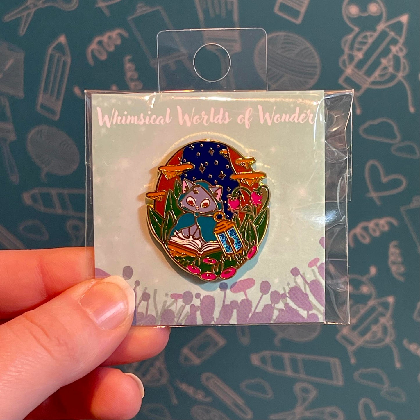 Whimsical Worlds of Wonder Enamel Pins
