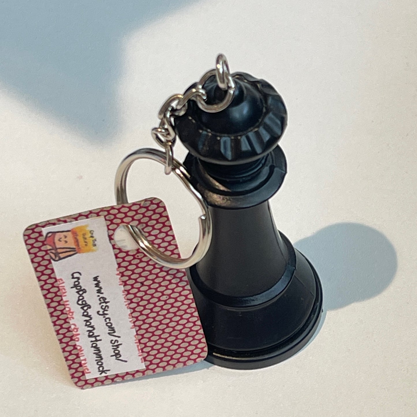 Chess Black Queen Keychain