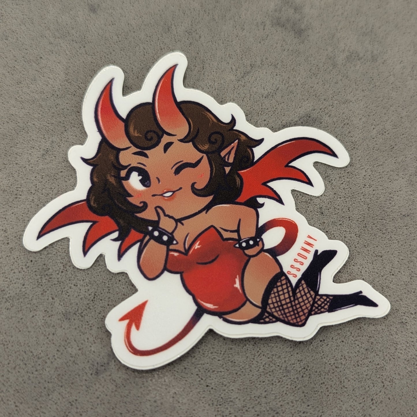 Red Devil Sticker