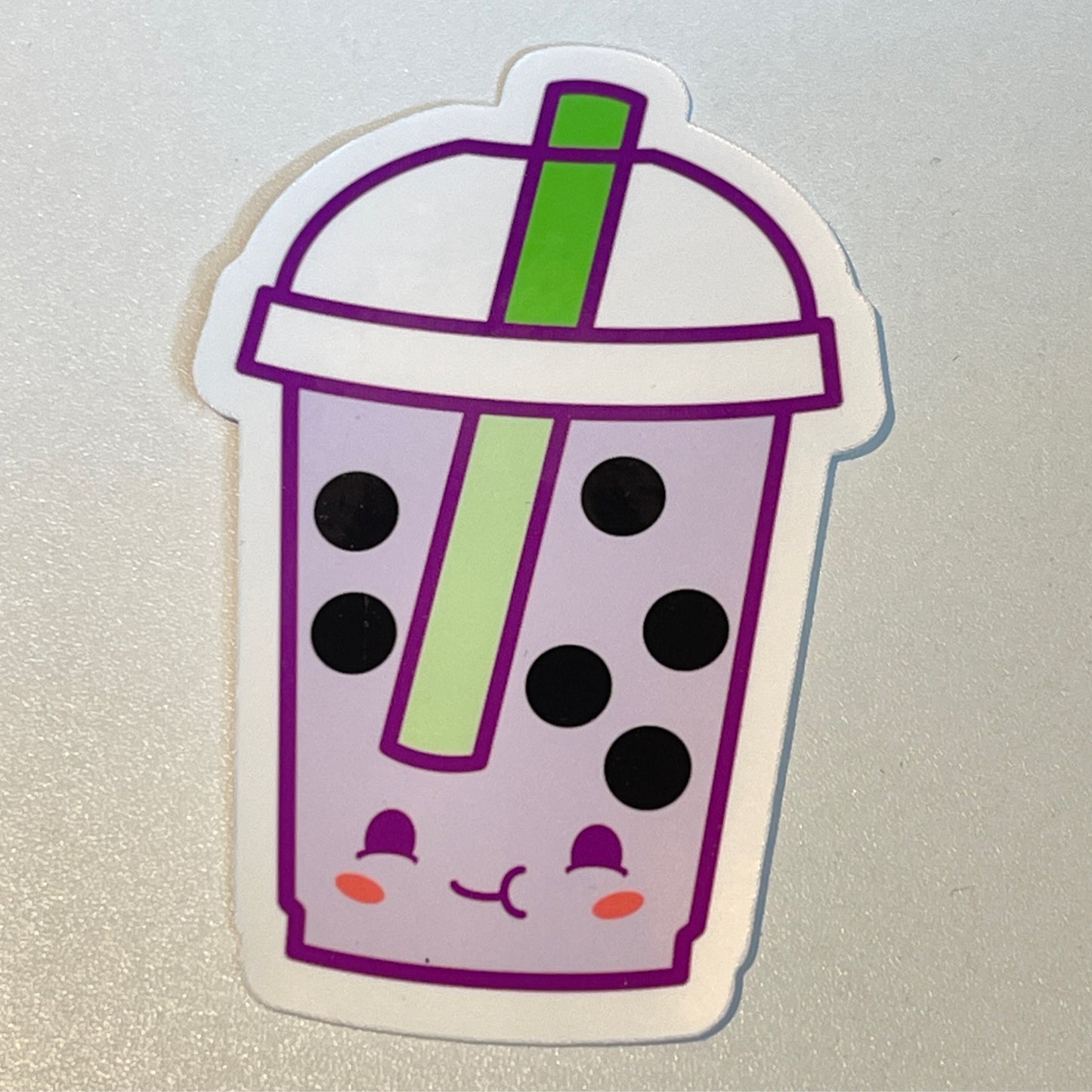 Purple Bubble Tea Sticker