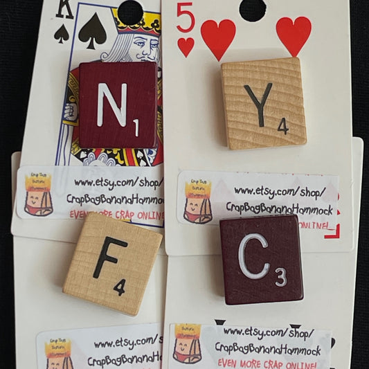 Scrabble Pin