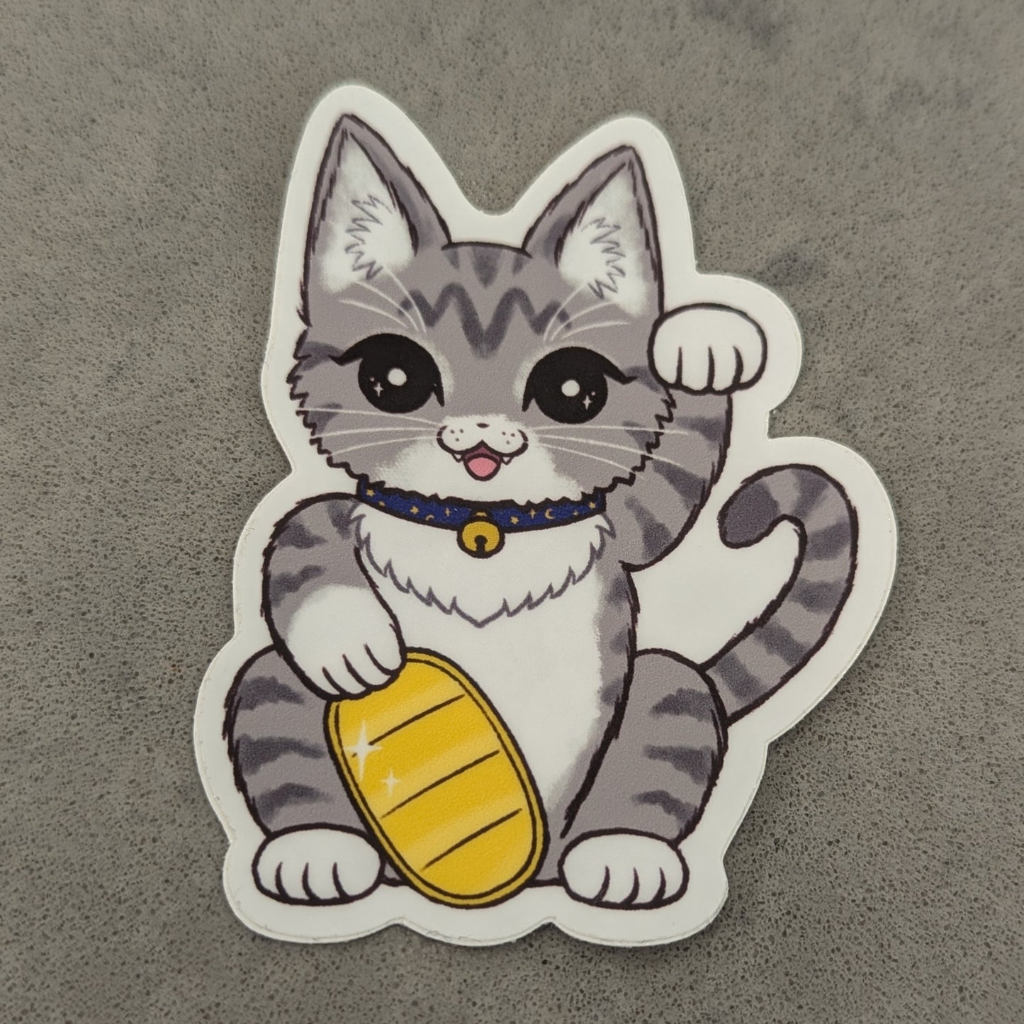 Lucky Cat Dennis Sticker