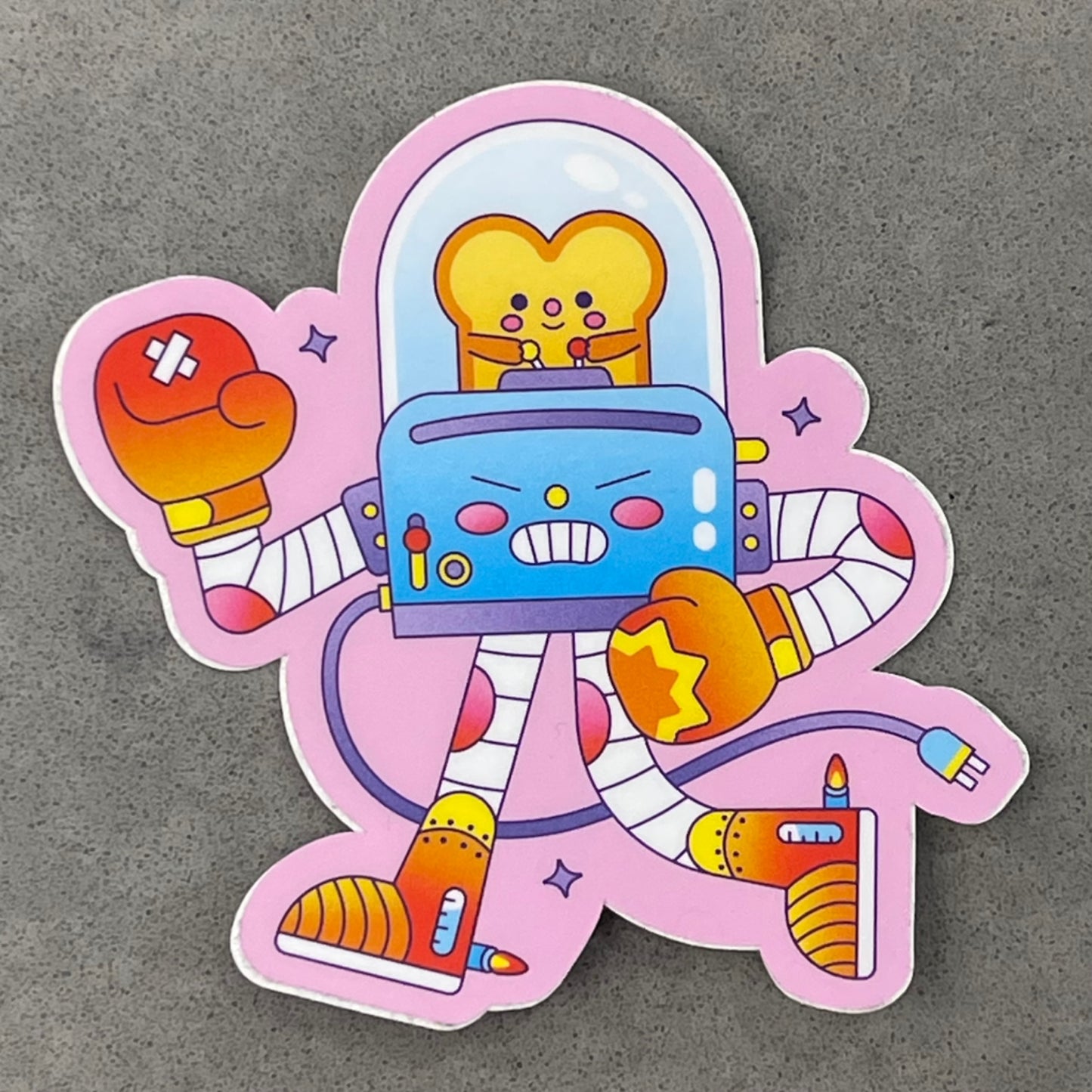 Breakfast Brawler Sticker