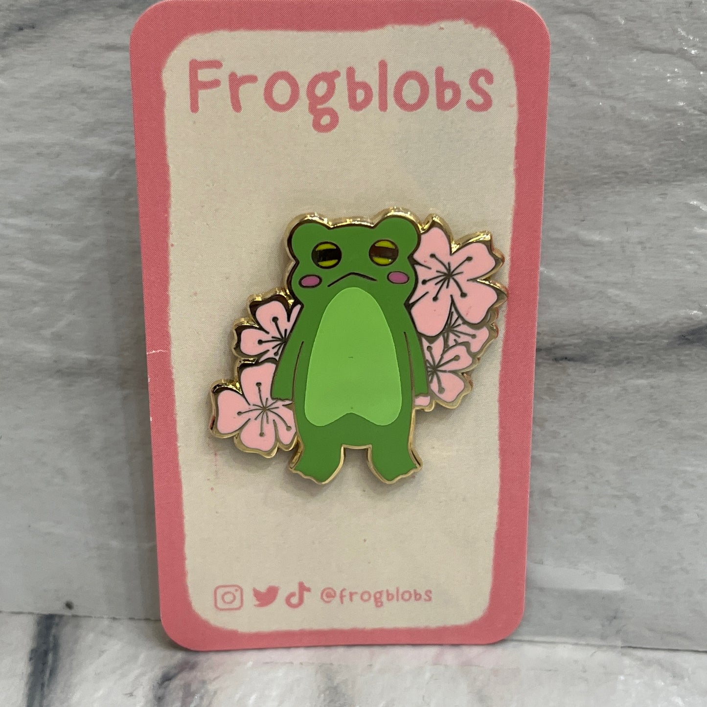 Cherry Blossom Enamel Pin