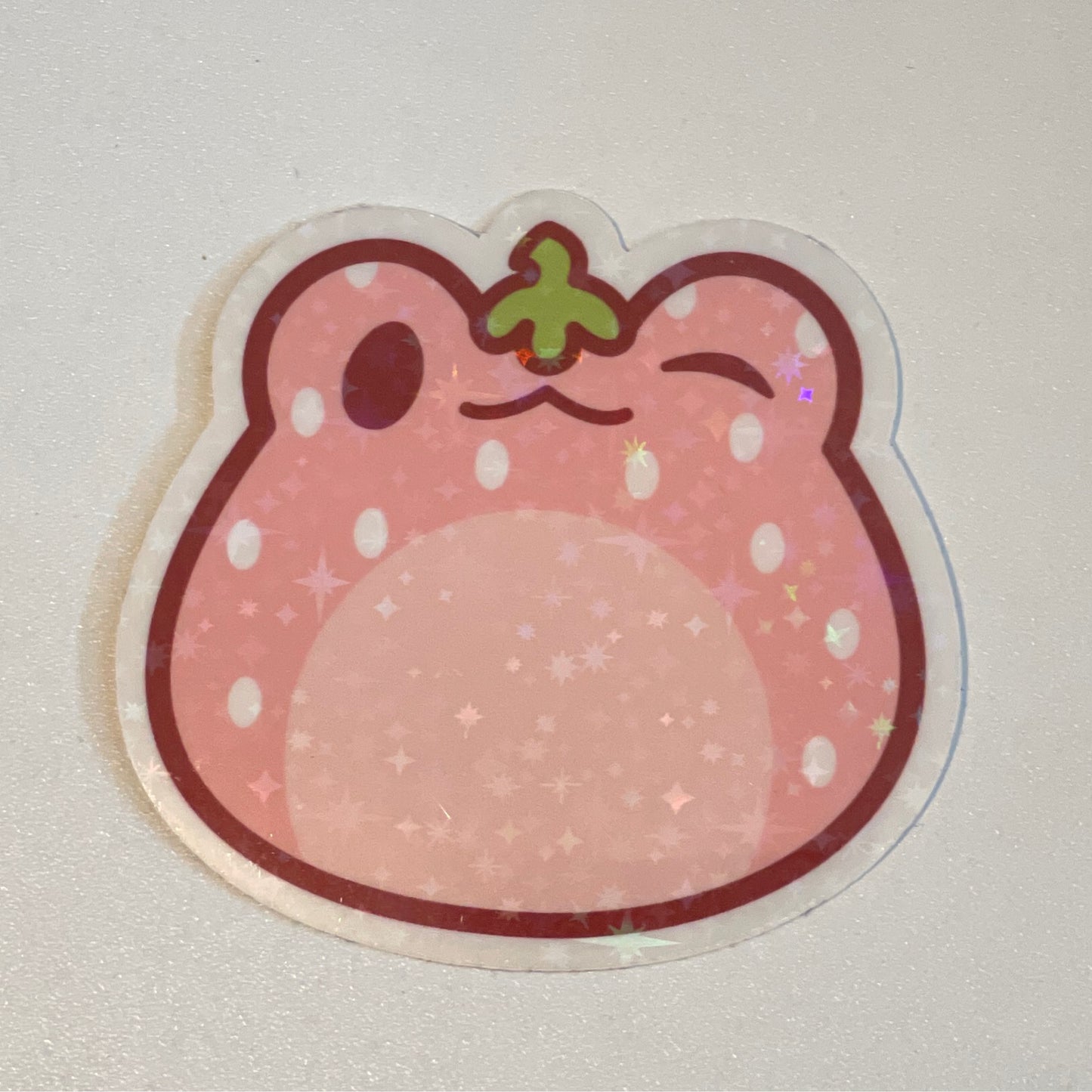 Strawberry Frog Sticker