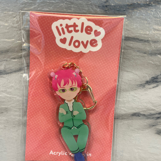 chibi saiki keychain