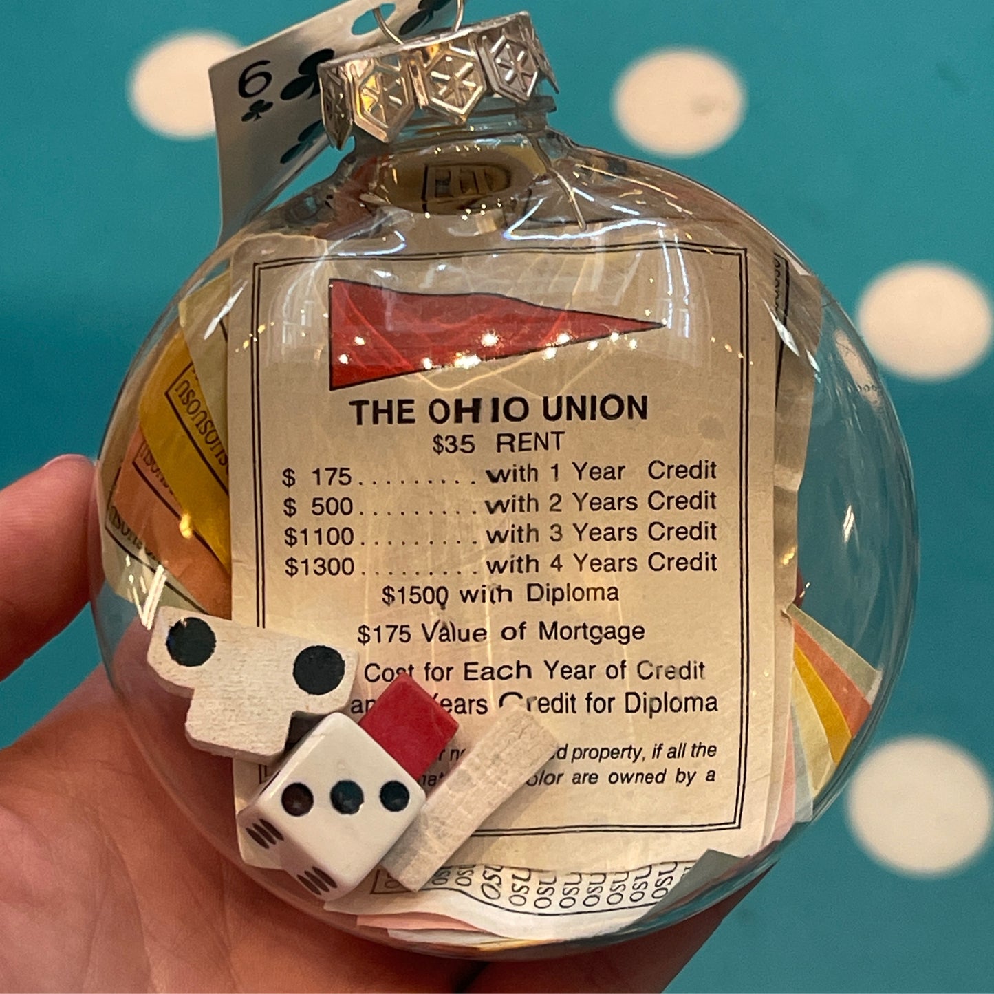 Buckopoly Ornament