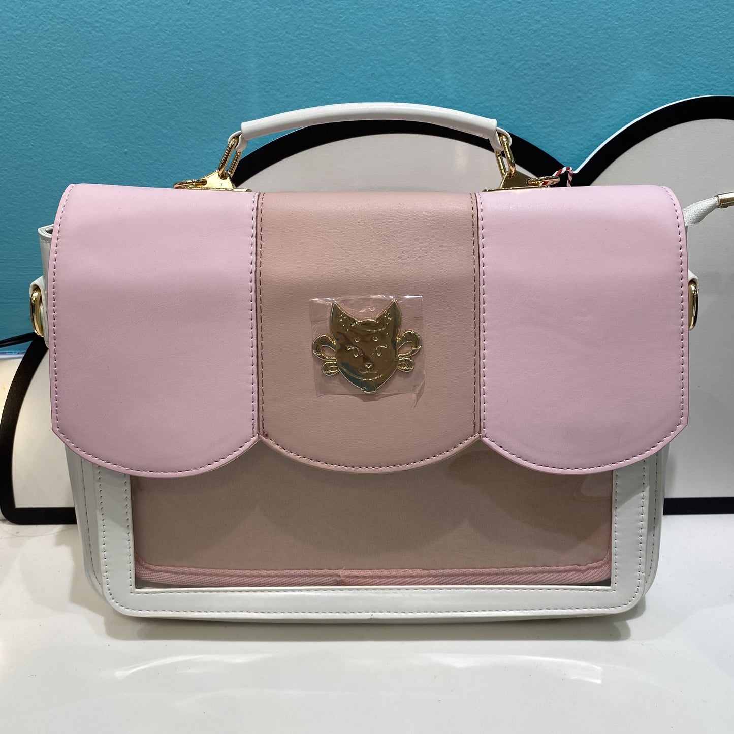 Pink/White Ita Bag