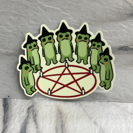 Glow in the Dark Cult Sticker