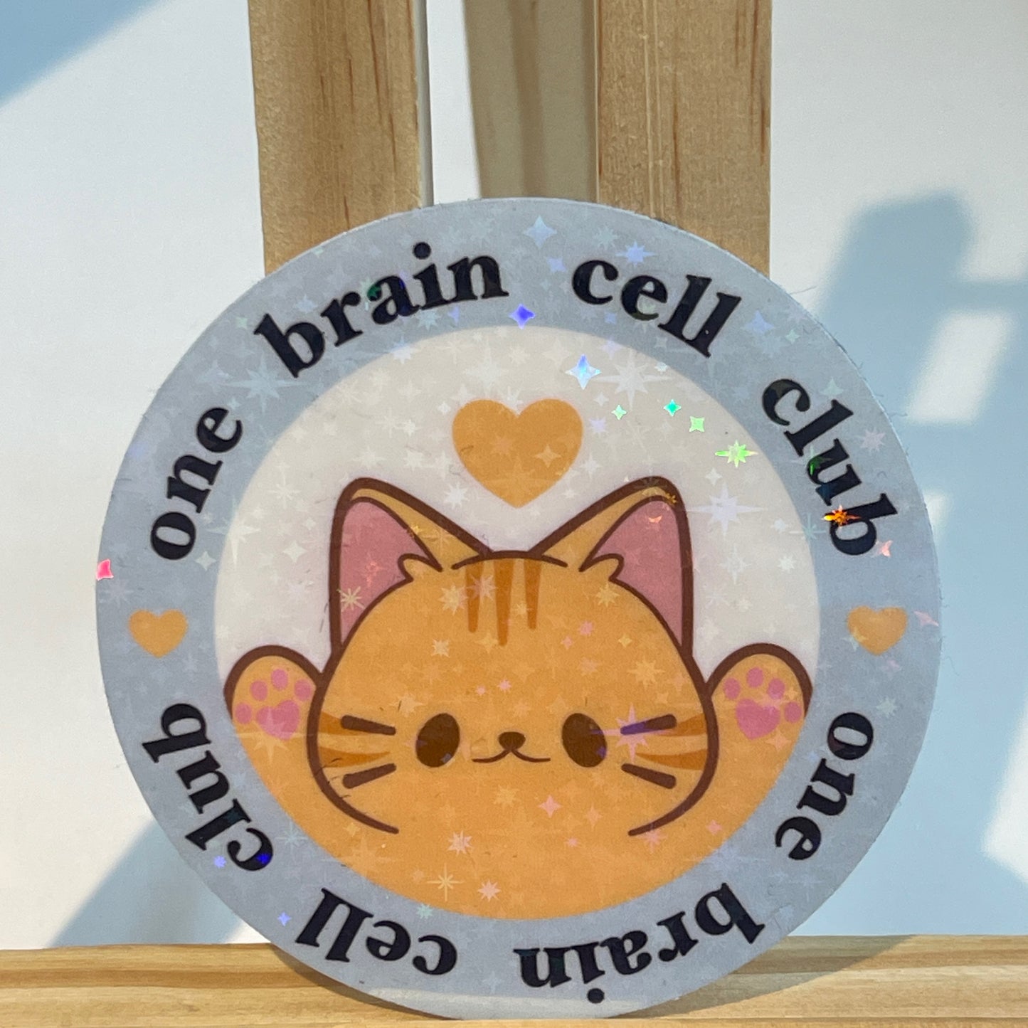 One Brain Cell Club Sticker