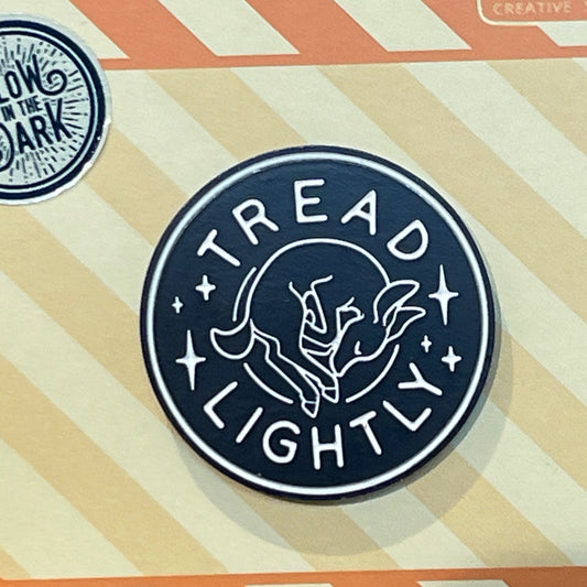 Tread Lightly Enamel Pin