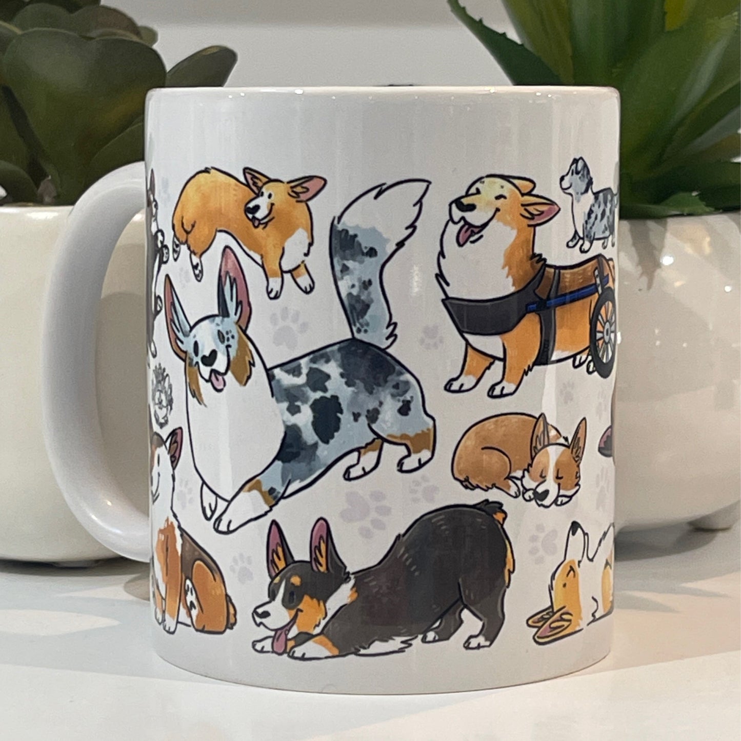 Corgi Playdate Mug