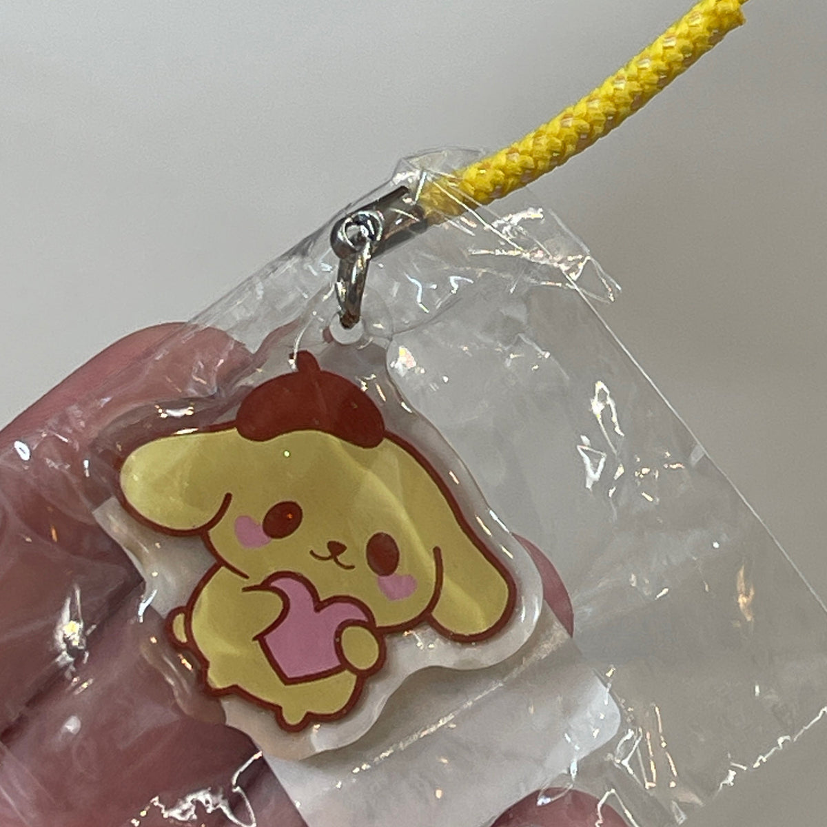 Pompom Heart Charm