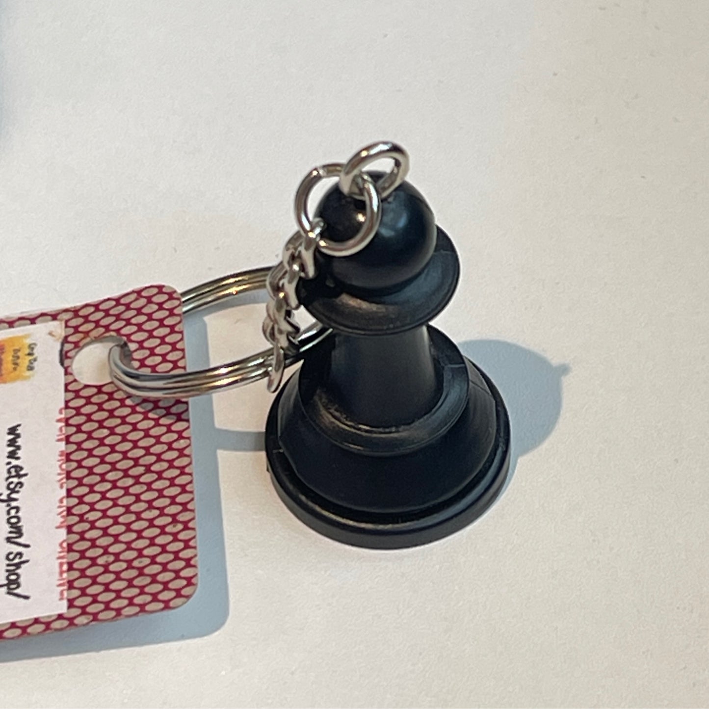 Chess Black Pawn Keychain