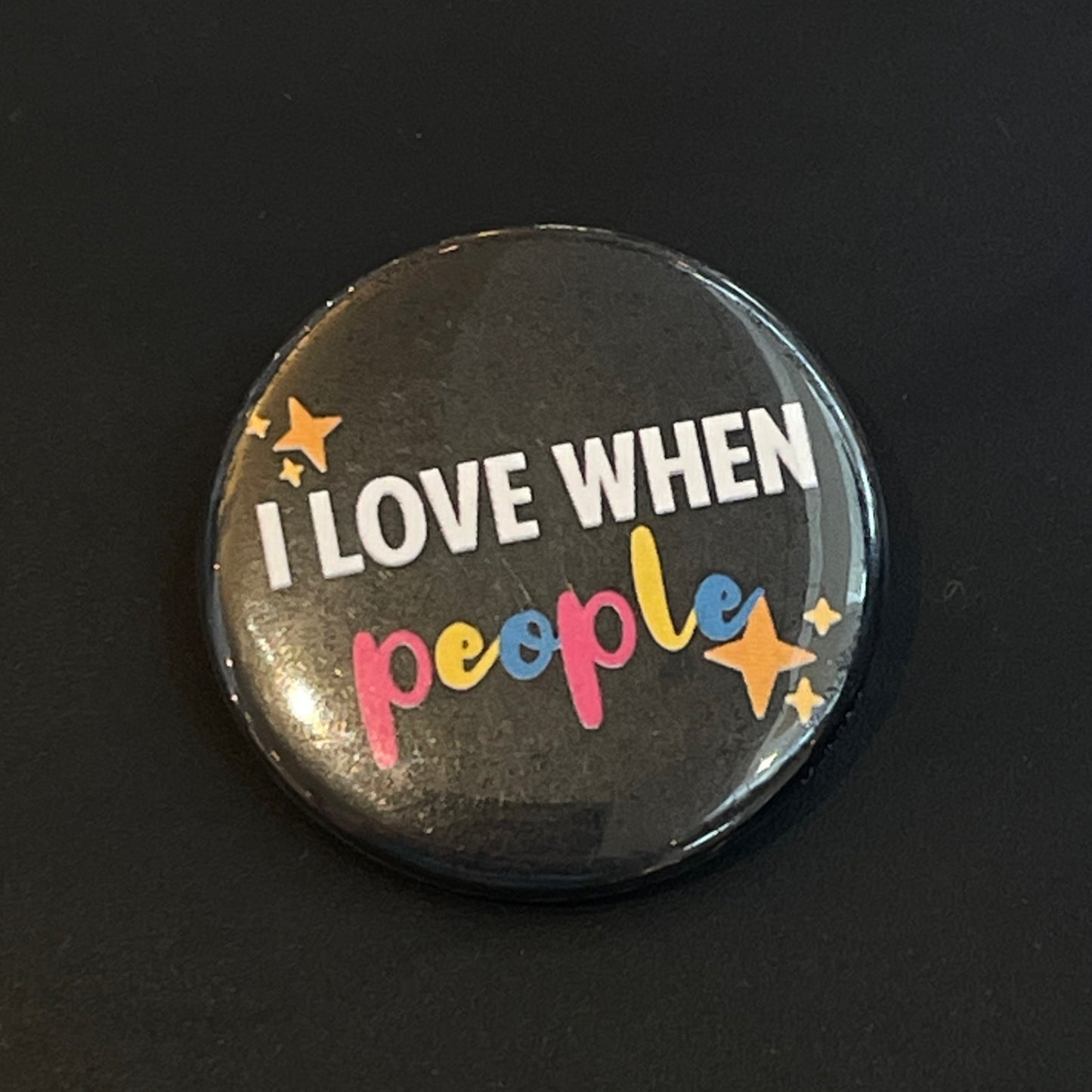 I love when people (pan)