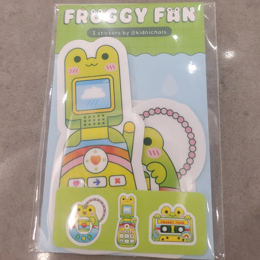 Froggy Fan Sticker Pack