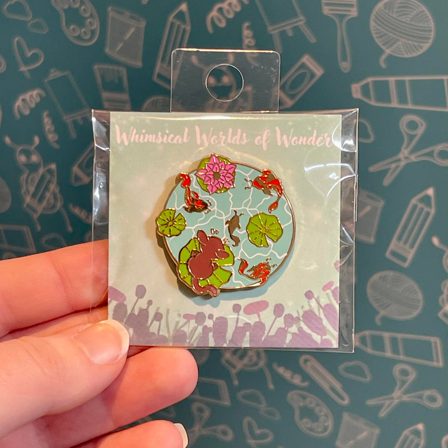 Whimsical Worlds of Wonder Enamel Pins