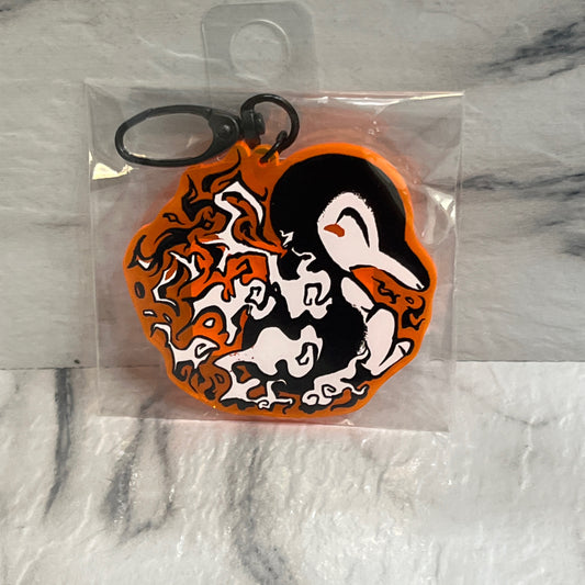 Ancient Ember Flourescent Keychain