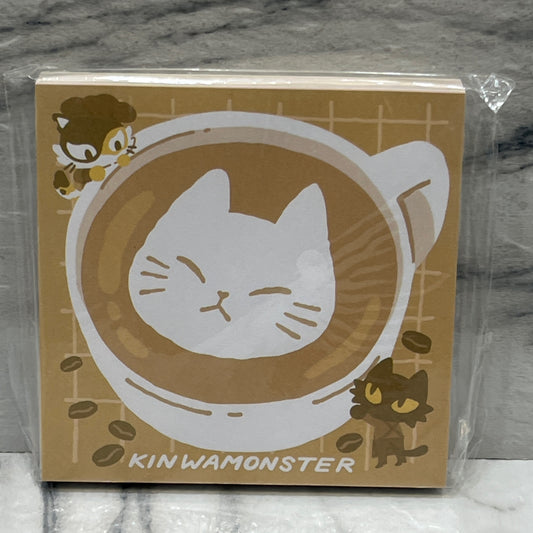 Cat Latte Memo Pad