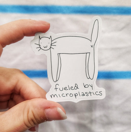 Microplastics Sticker