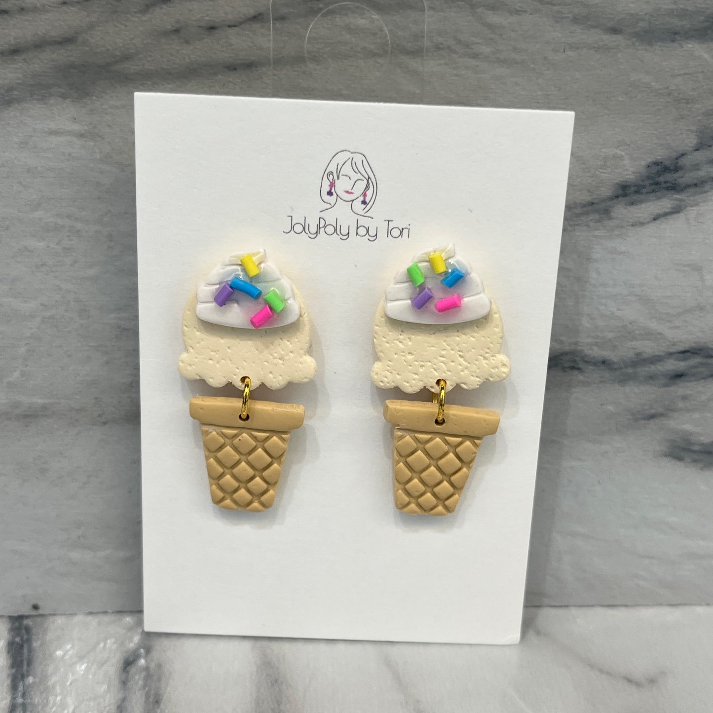 Ice Cream Cone Earrings