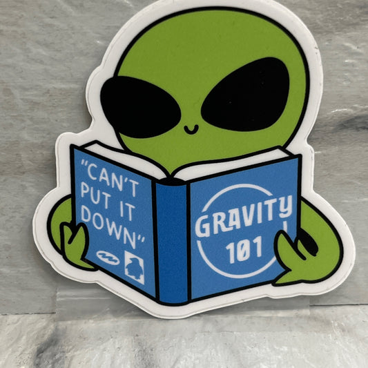 Book Alien Sticker