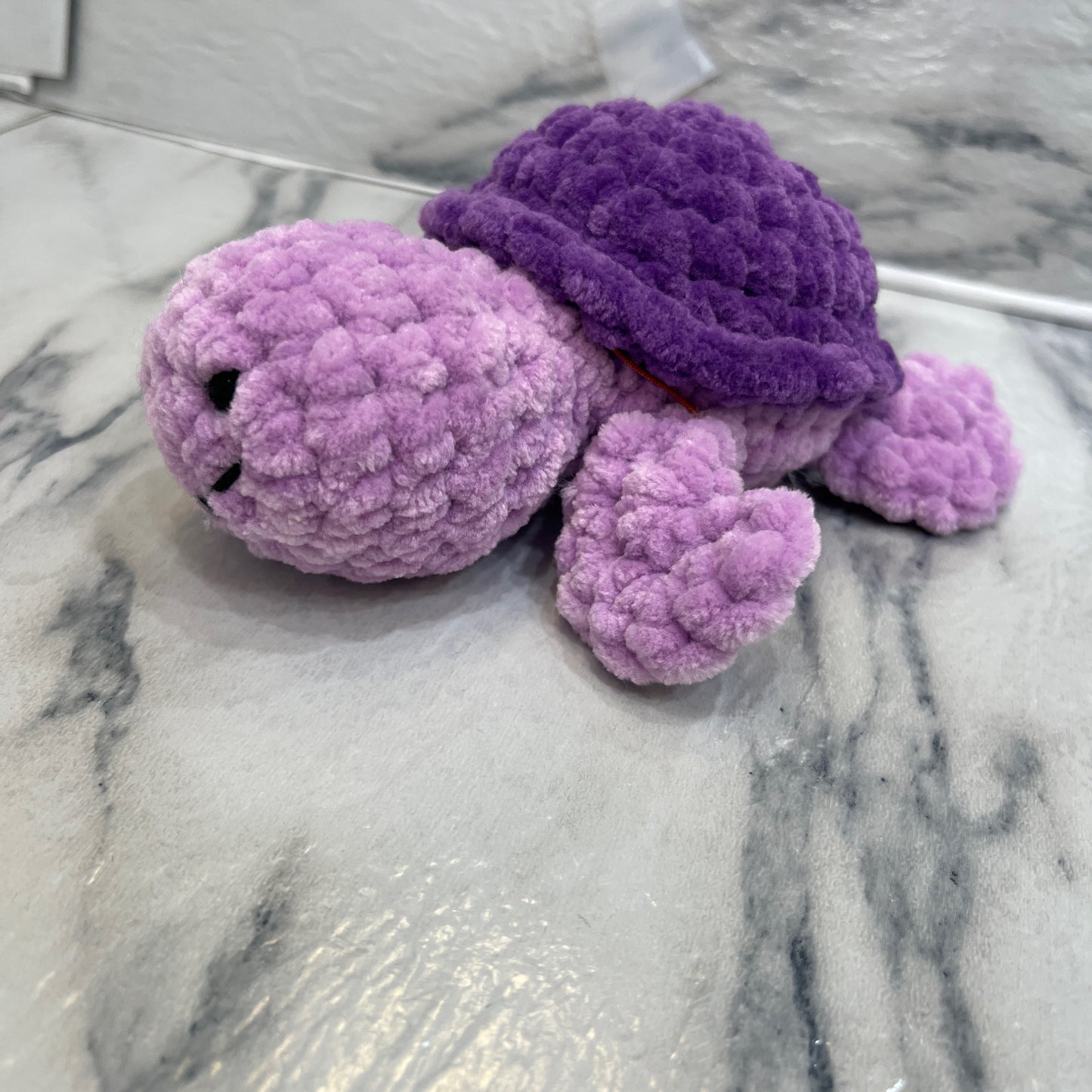 Baby turtle crochet plush
