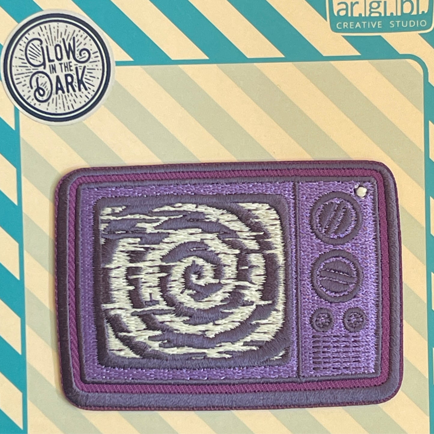 Hypno TV - Violet Fabric Patch