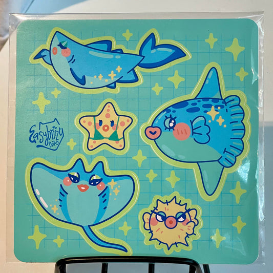 Ocean Divas Sticker Sheet