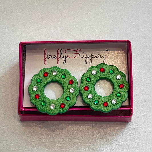 Sparkle Wreath Studs