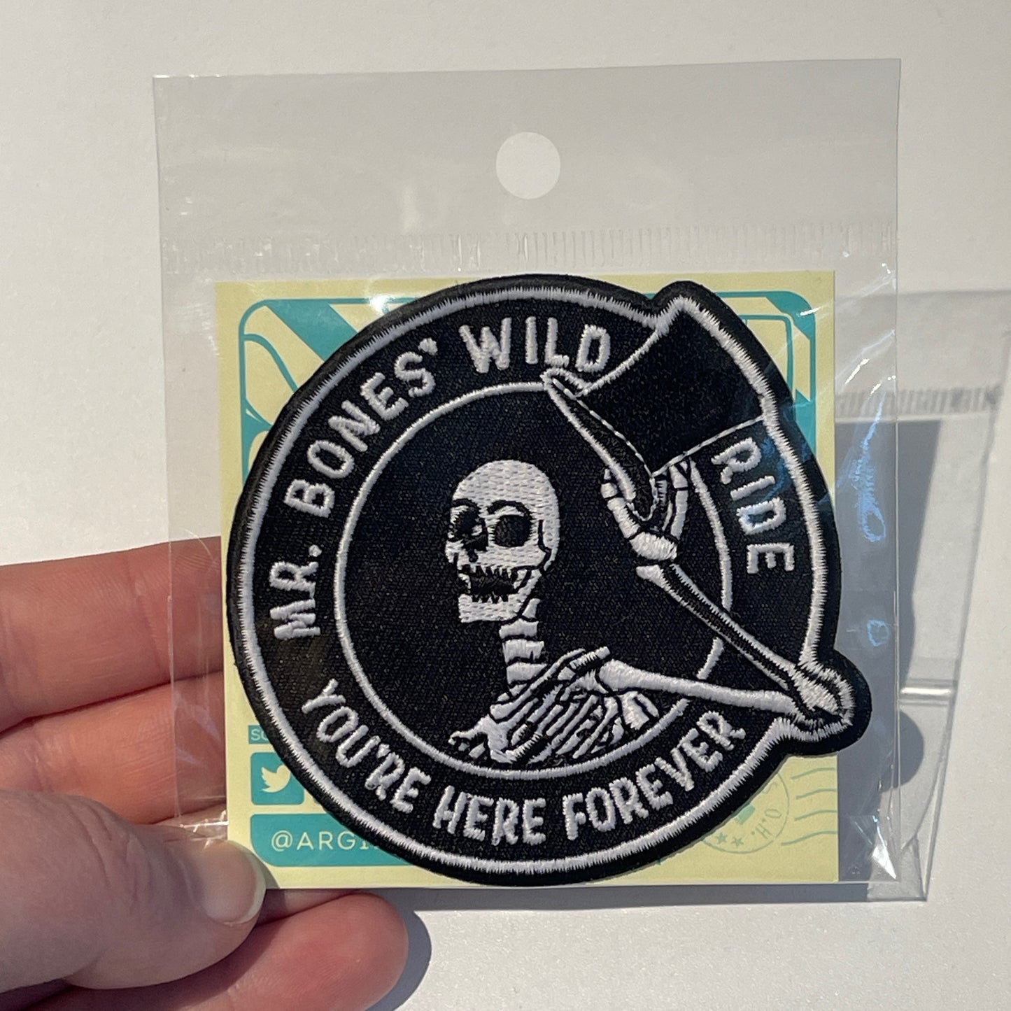 Mr. Bones Fabric Patch