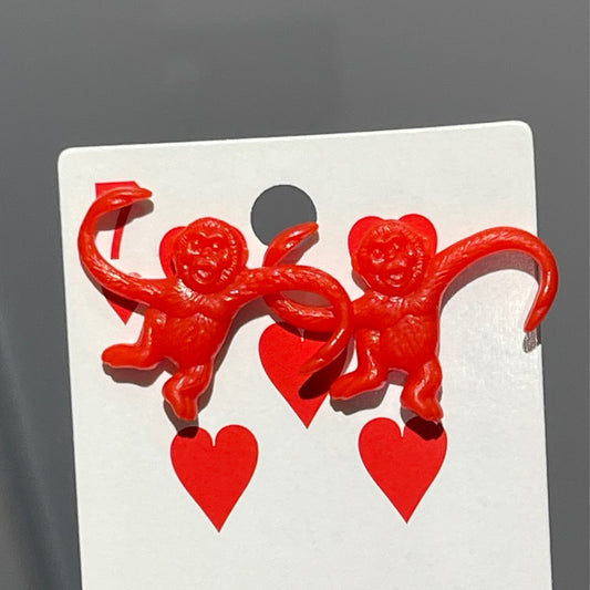 Mini Monkey Stud Earrings