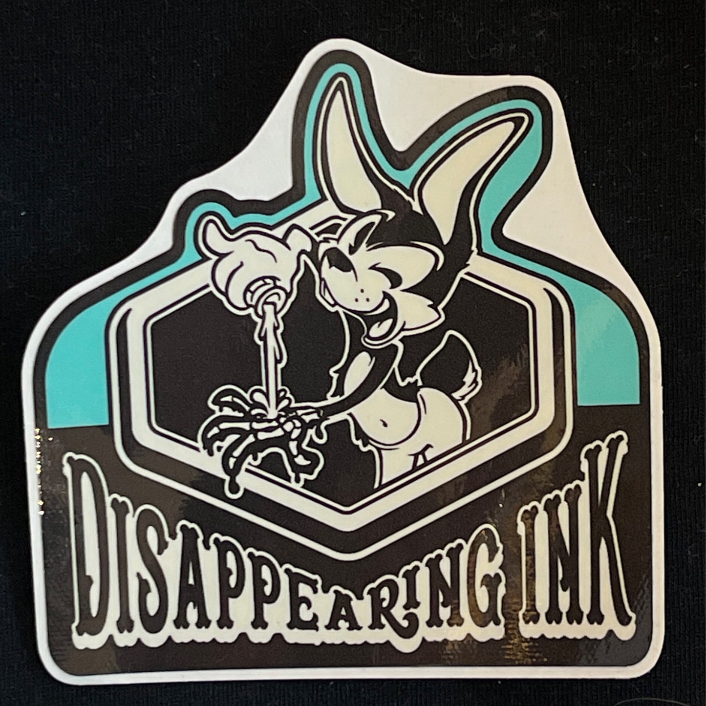 Disappearing Ink Vinyl Sticker