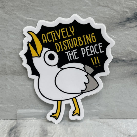 Annoying Seagull Sticker
