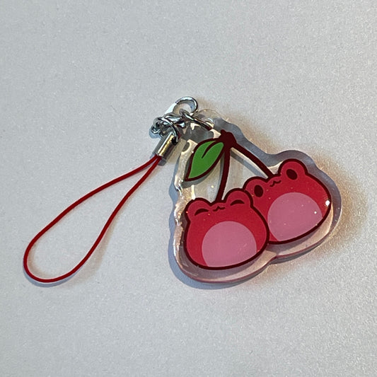 Cherry Frogs Charm