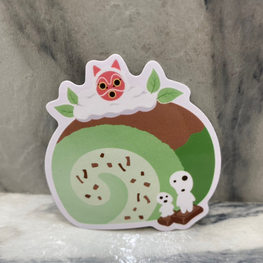 Monoke Matcha Roll Sticker