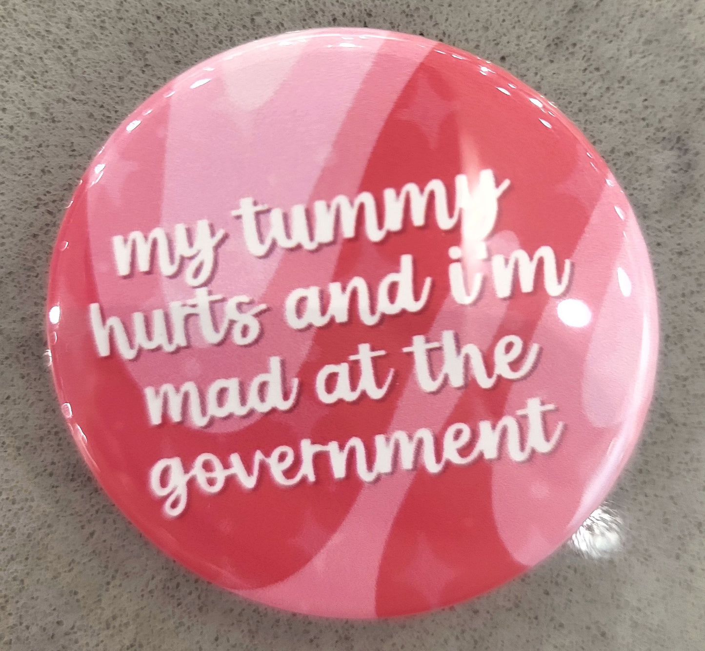 mad at the government button