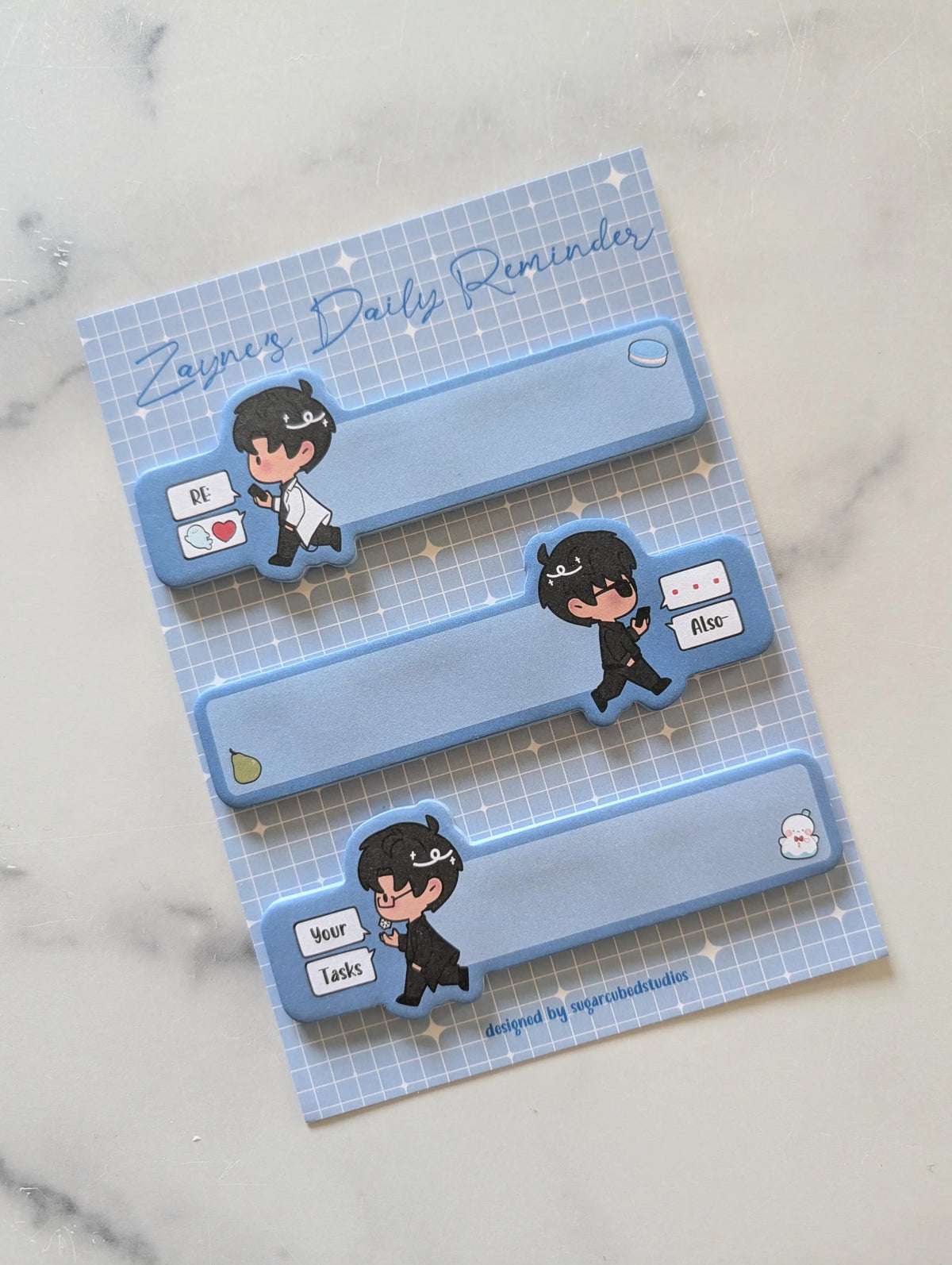 Zayne's Daily Reminder Sticky Note Tabs