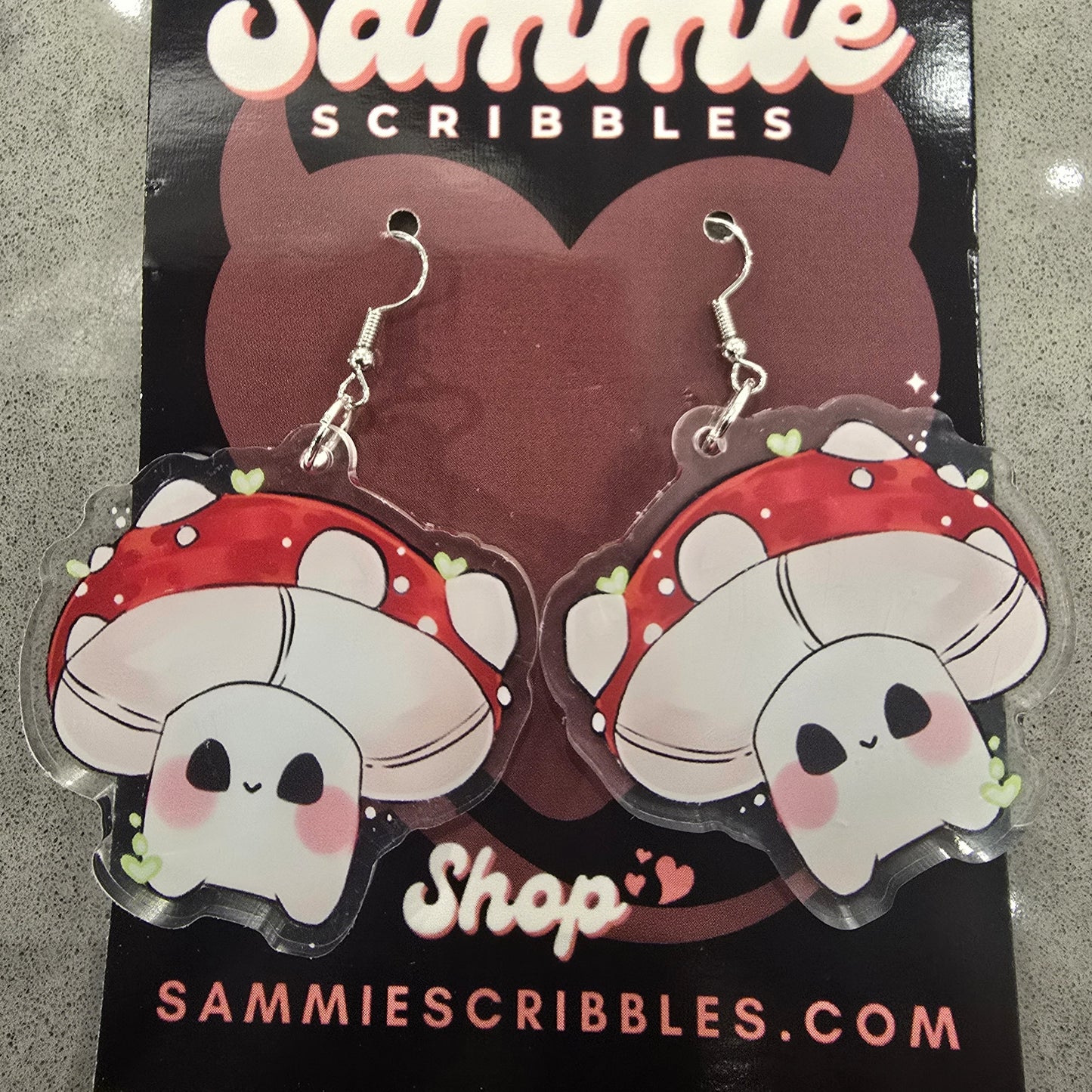 Mushroom Earrings