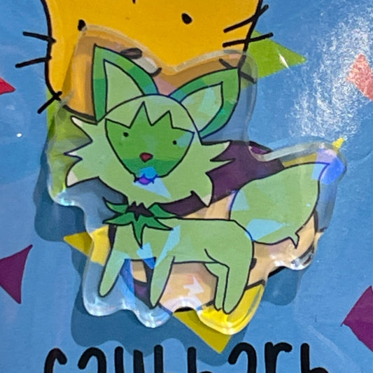 Sprigatito Acrylic Pin