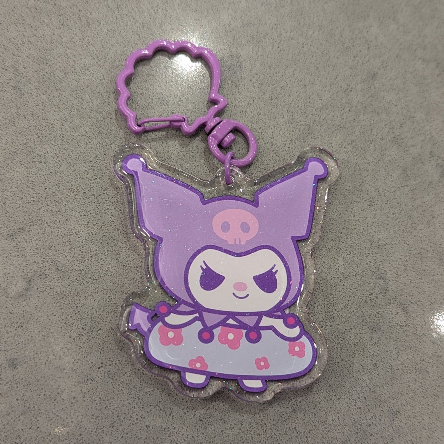 Kuromi Summer Keychain