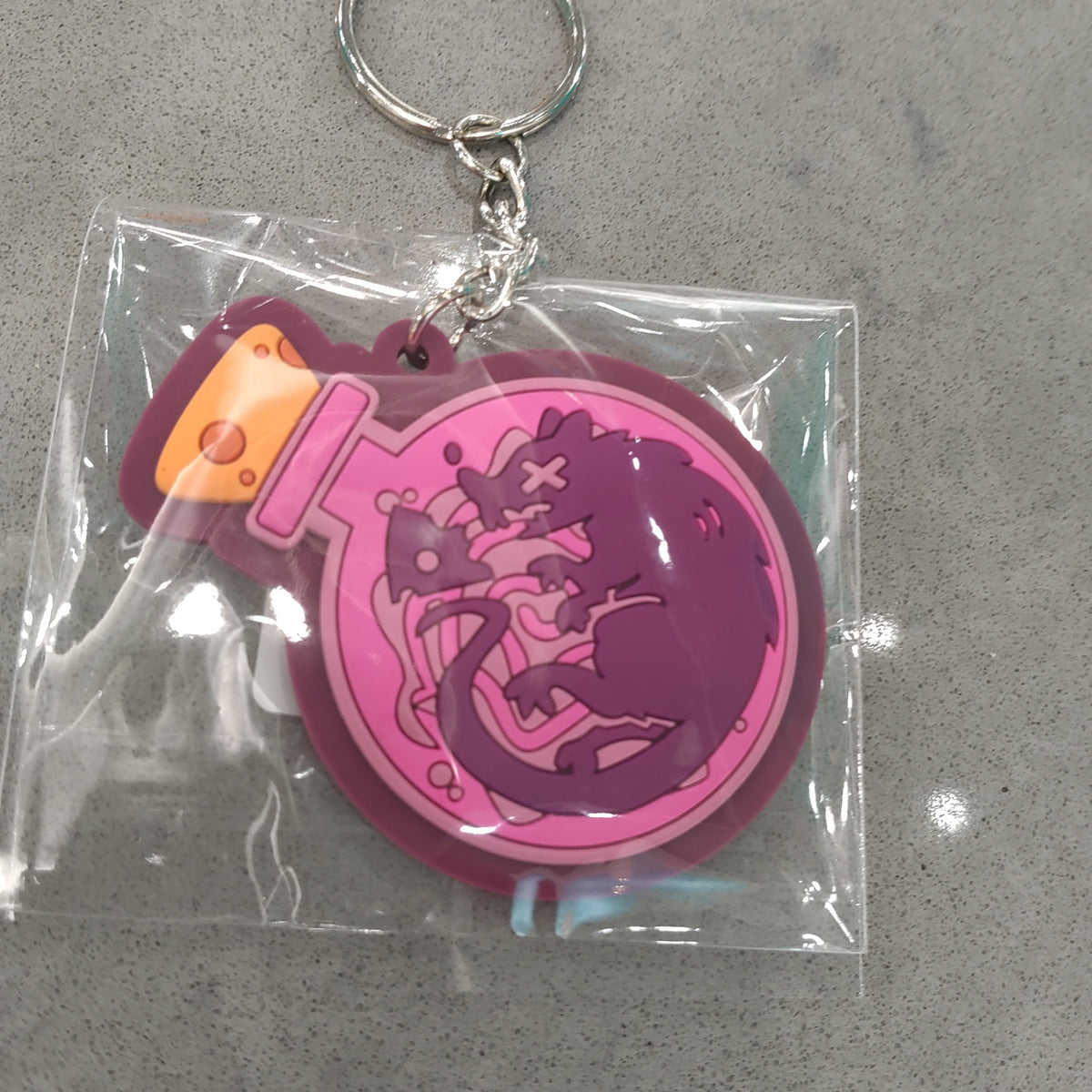 Rat Potion Keychain