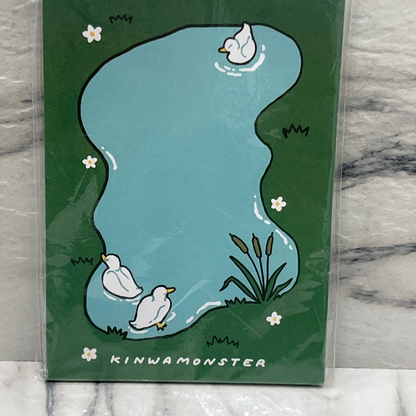 Duck Pond Long Memo Pad